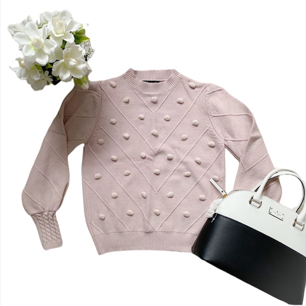 Simplee cable knit pullover sweater